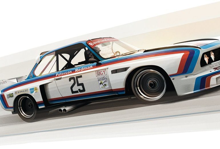 1975 IMSA BMW CSL Artwork